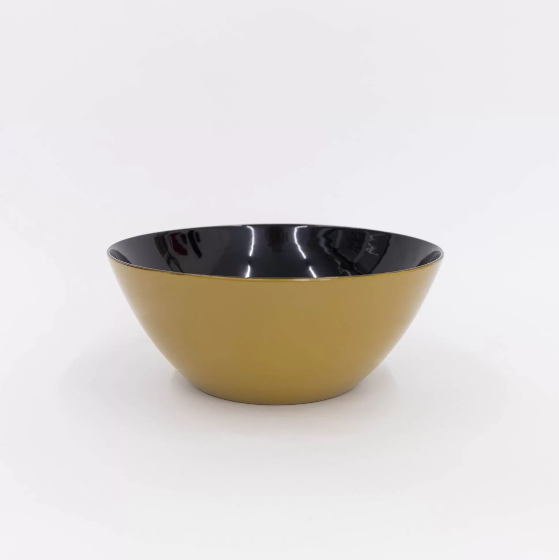 Online 110 60'S, Wooden Bowl Large - Mustard Vintage