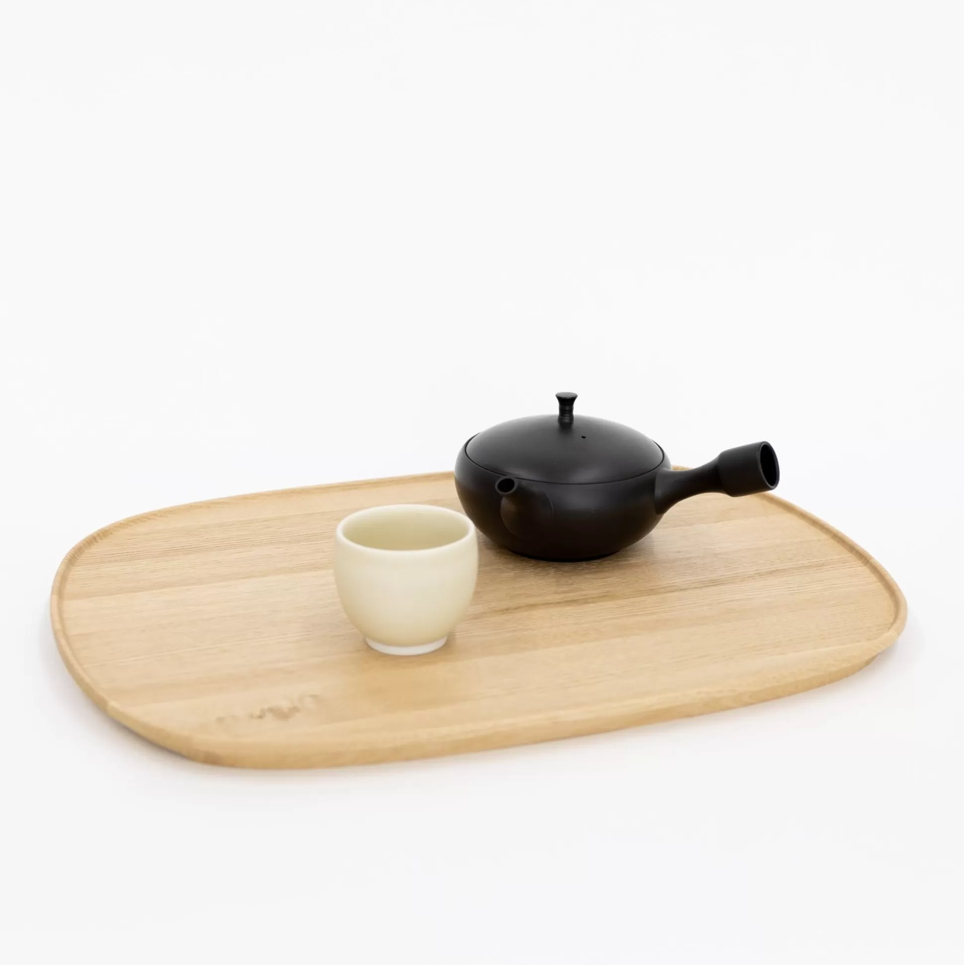 Online Aizawa Chestnut Fukura Tray Serving