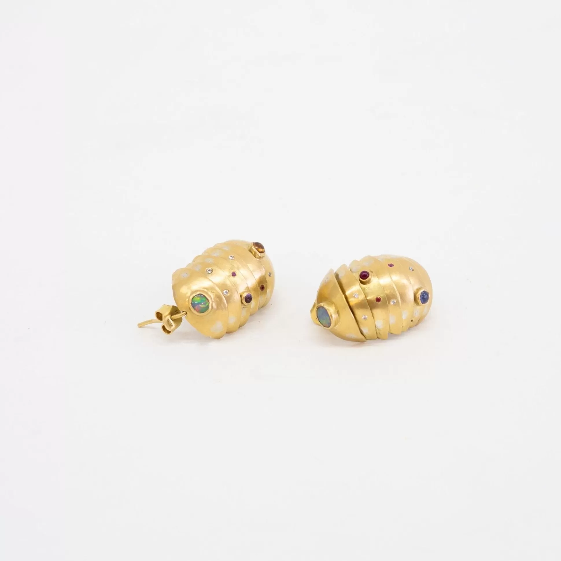 Online 'Roly-Poly' Earrings No. 2 & No 3. (Pair) Jewelry