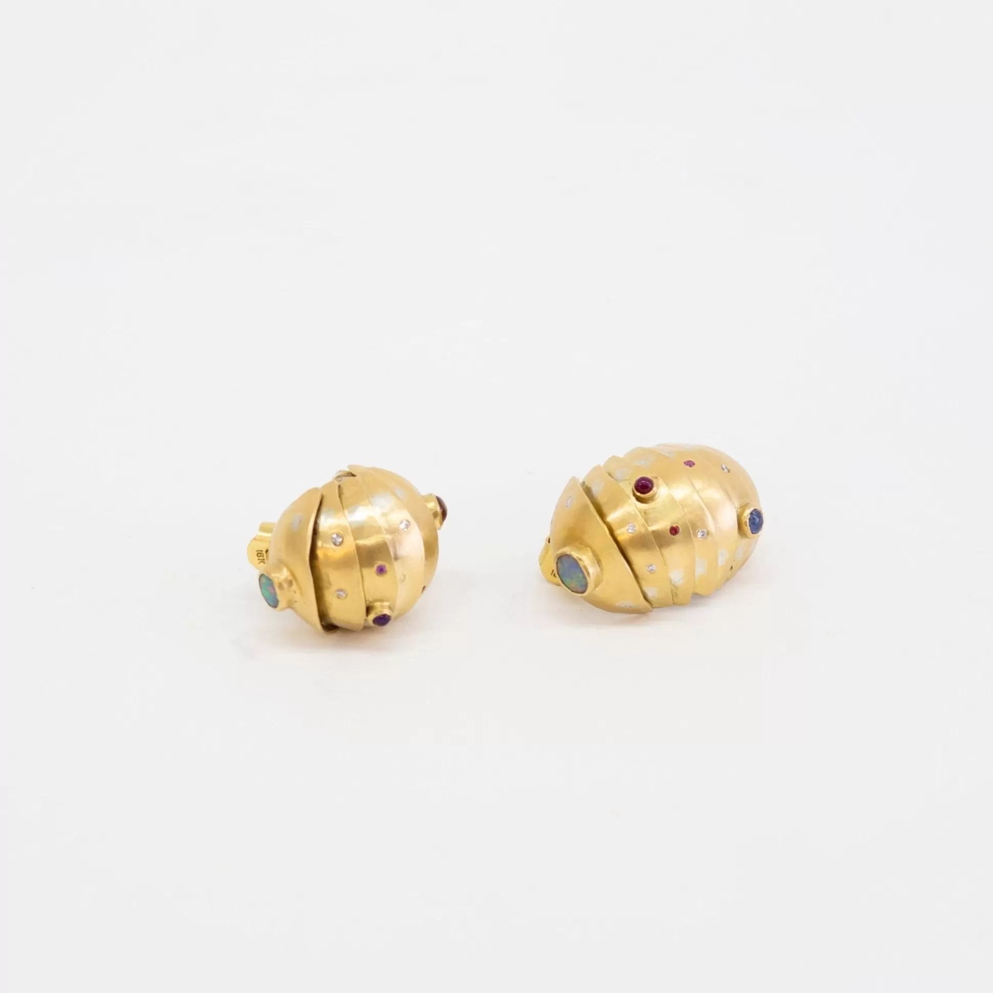 Online 'Roly-Poly' Earrings No. 2 & No 3. (Pair) Jewelry