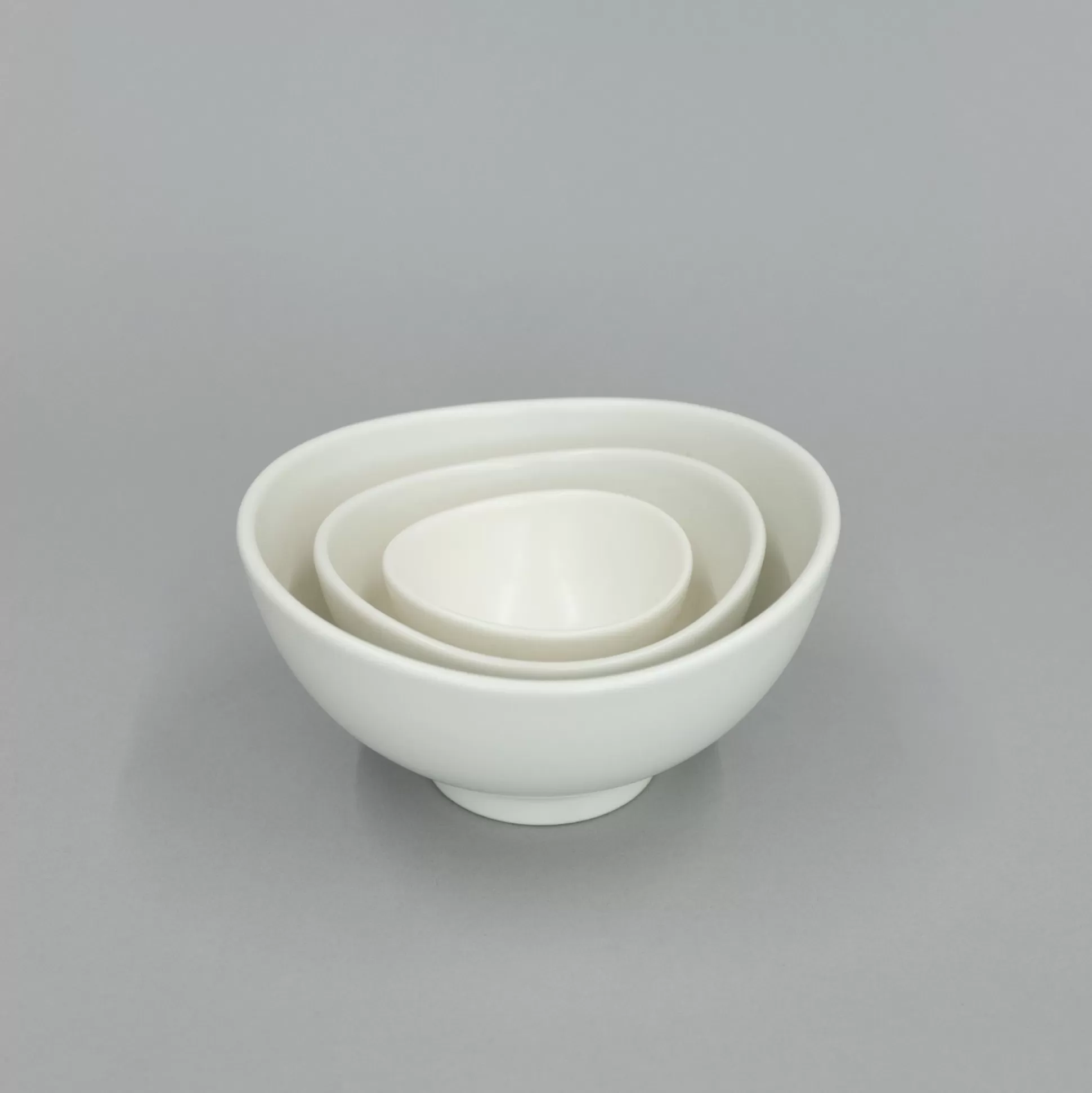 Hot Ceramic Japan Infinity Bowls - White Eating