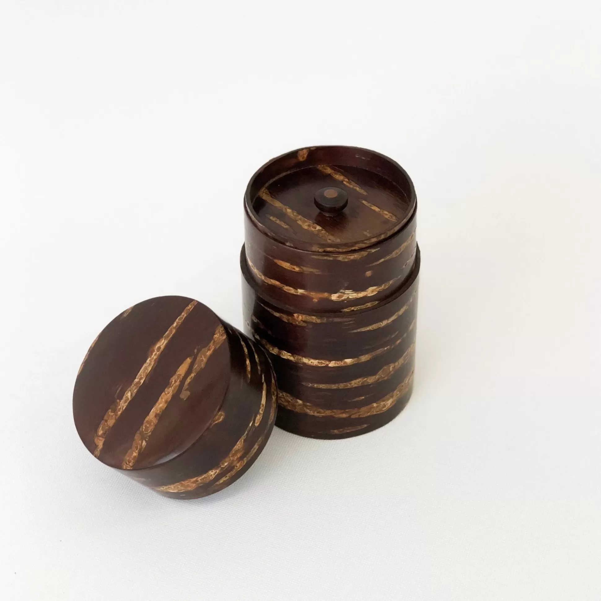 Flash Sale Cherry Wood Tea Leaf Canister [Ts588] Storing