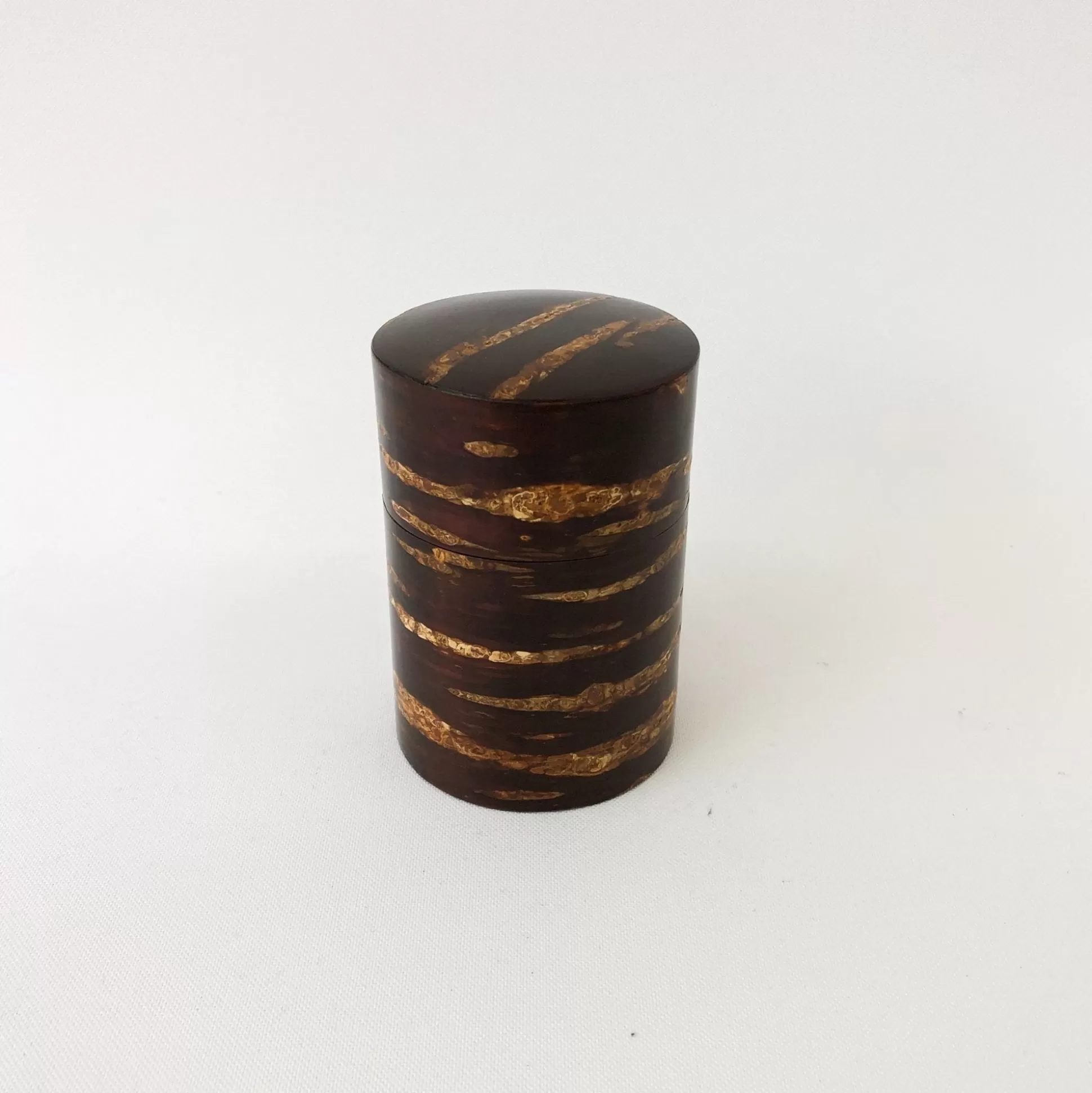 Flash Sale Cherry Wood Tea Leaf Canister [Ts588] Storing