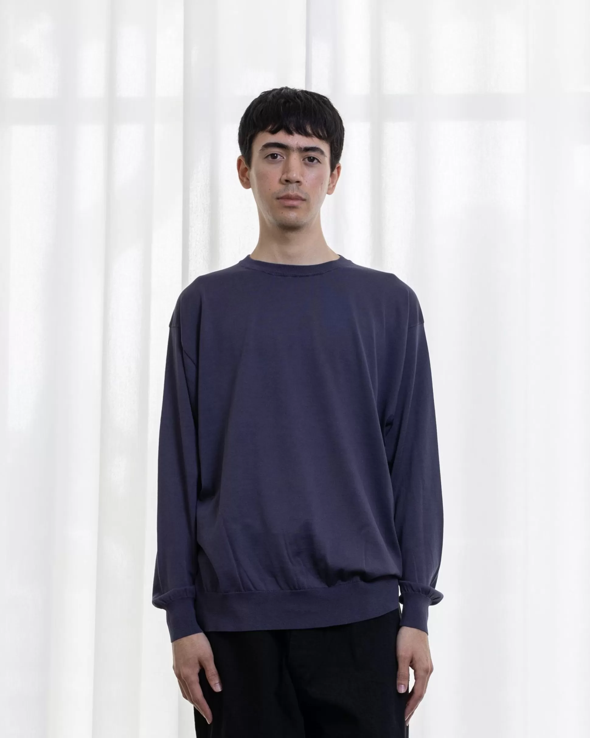 Online Comoli 18G C/N Knit Po X01-06021 Apparel