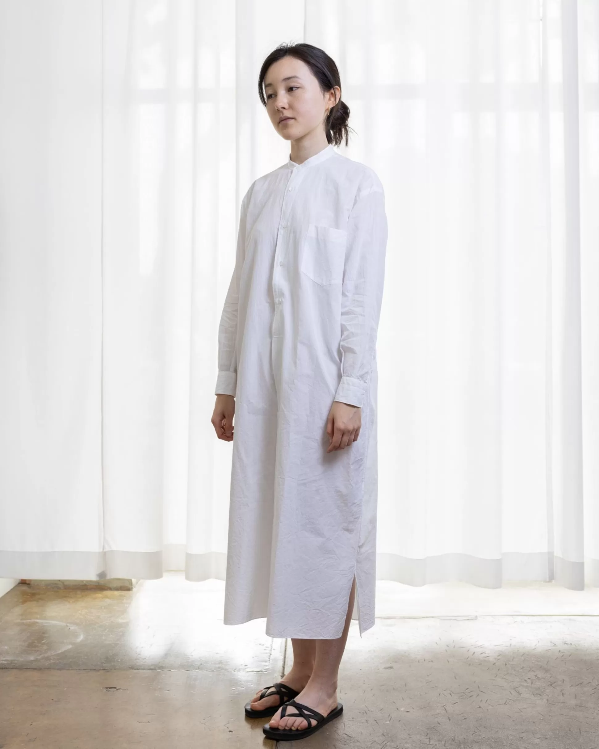 Shop Comoli Shirt Dress X01-02003 Apparel