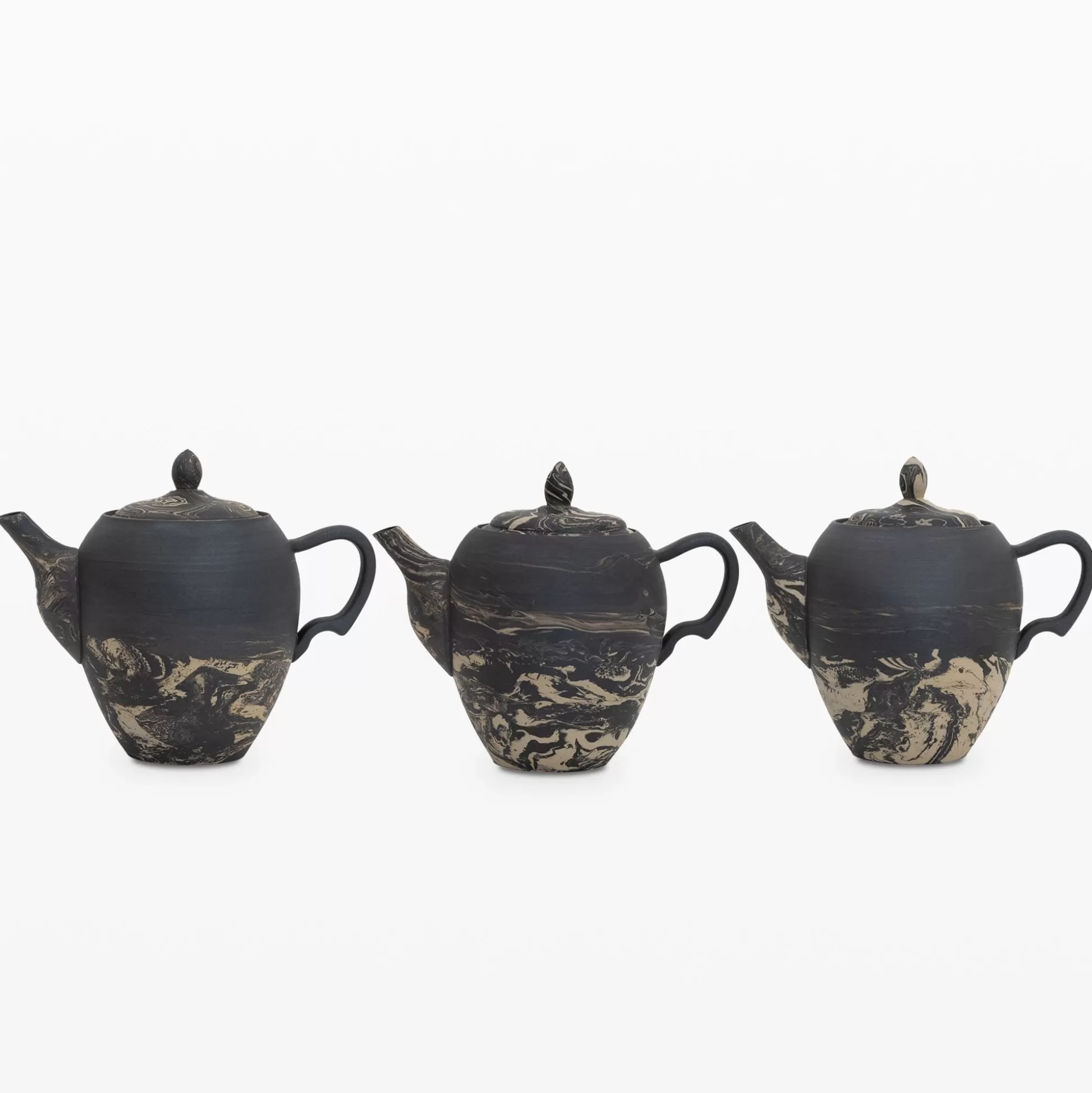 Shop Gena Kuwan Ceramic Teapot - Black Drinking