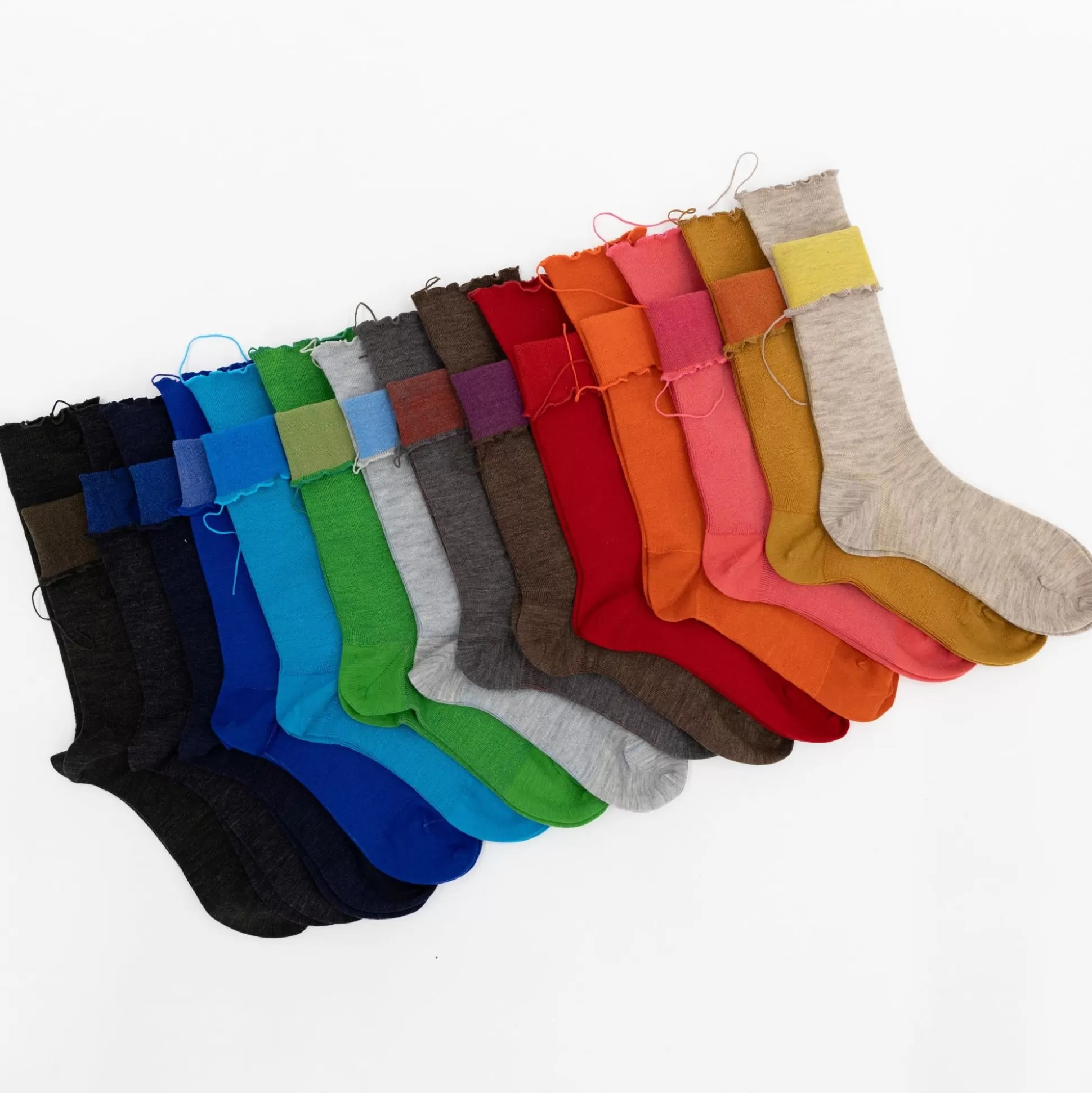 Online Himukashi Reversible Socks - Wool Small Accessories