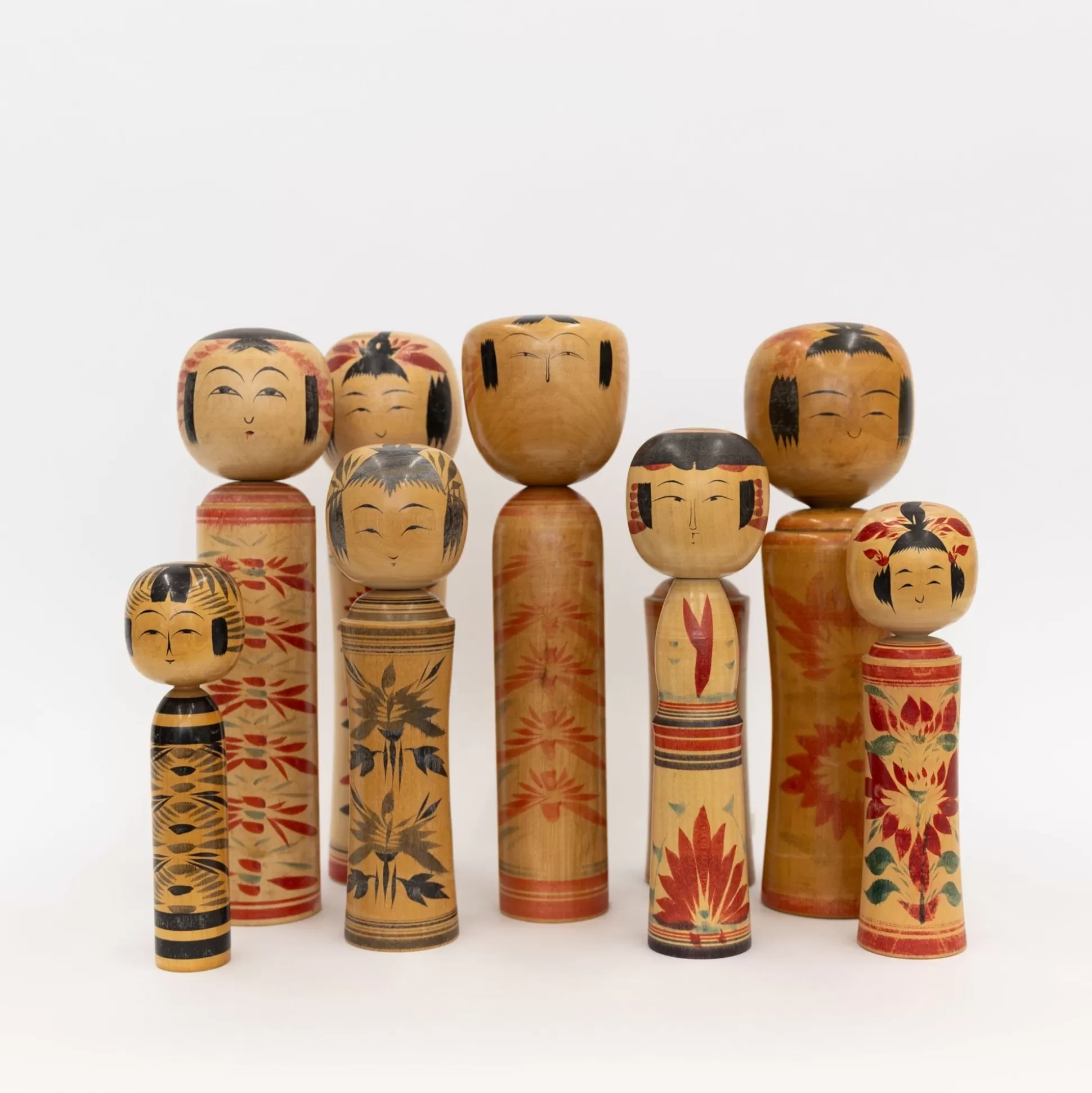 Fashion Kokeshi Dolls 2023 Vintage