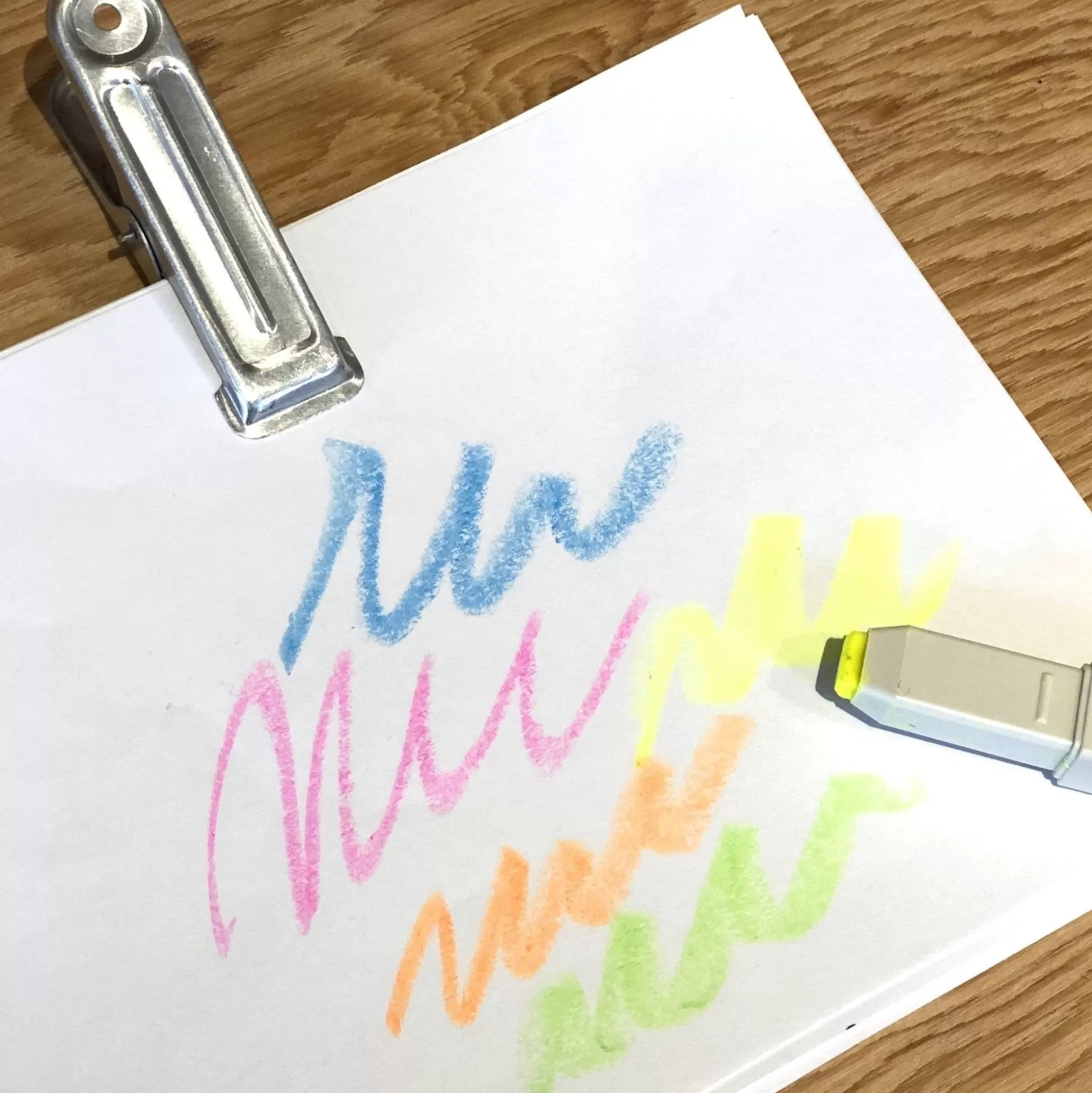 Outlet Kokuyo "Pasta" Markers - 5 Fluorescent Colors Office