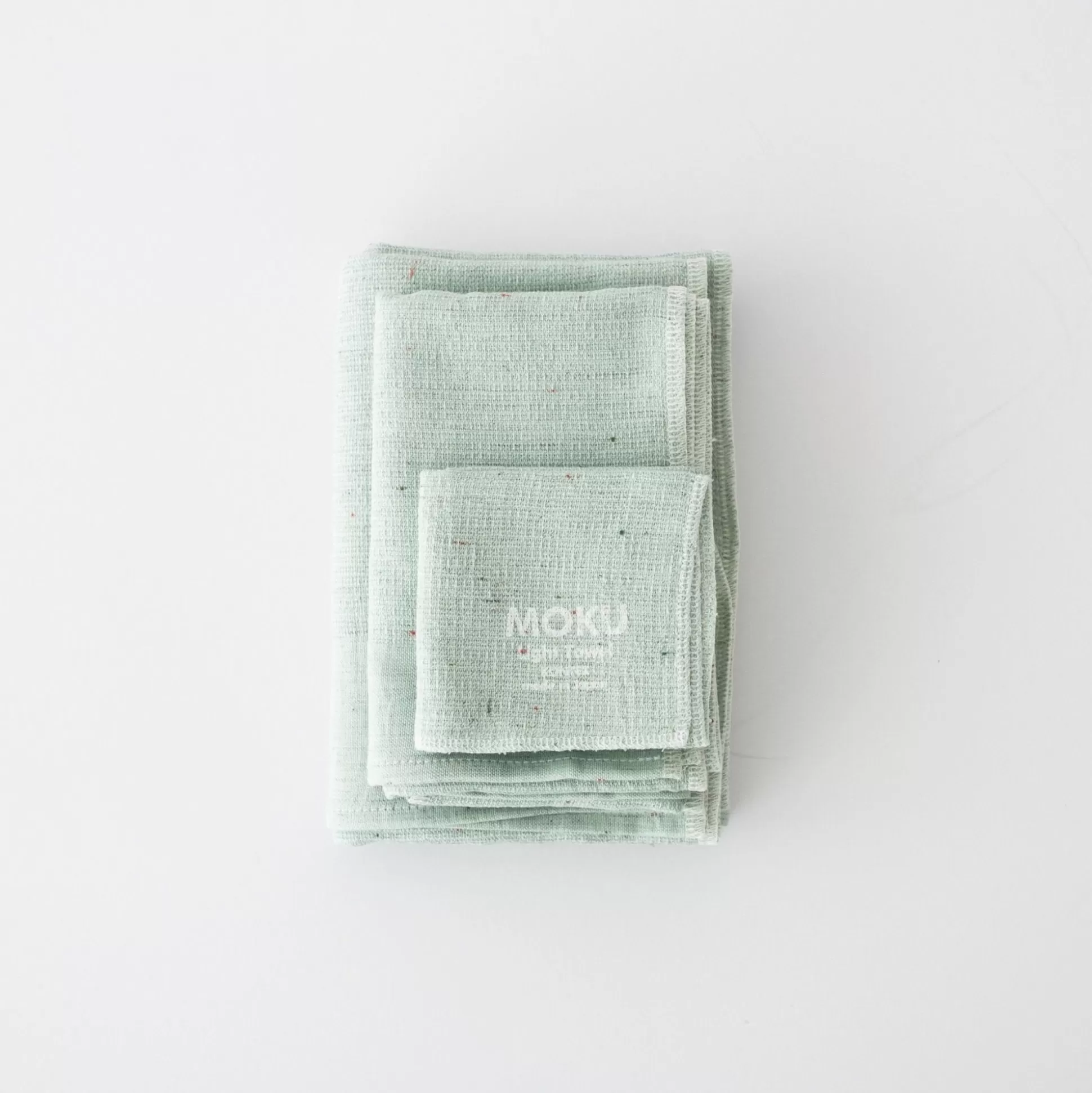 Sale Moku Light Towels - Mint Linens