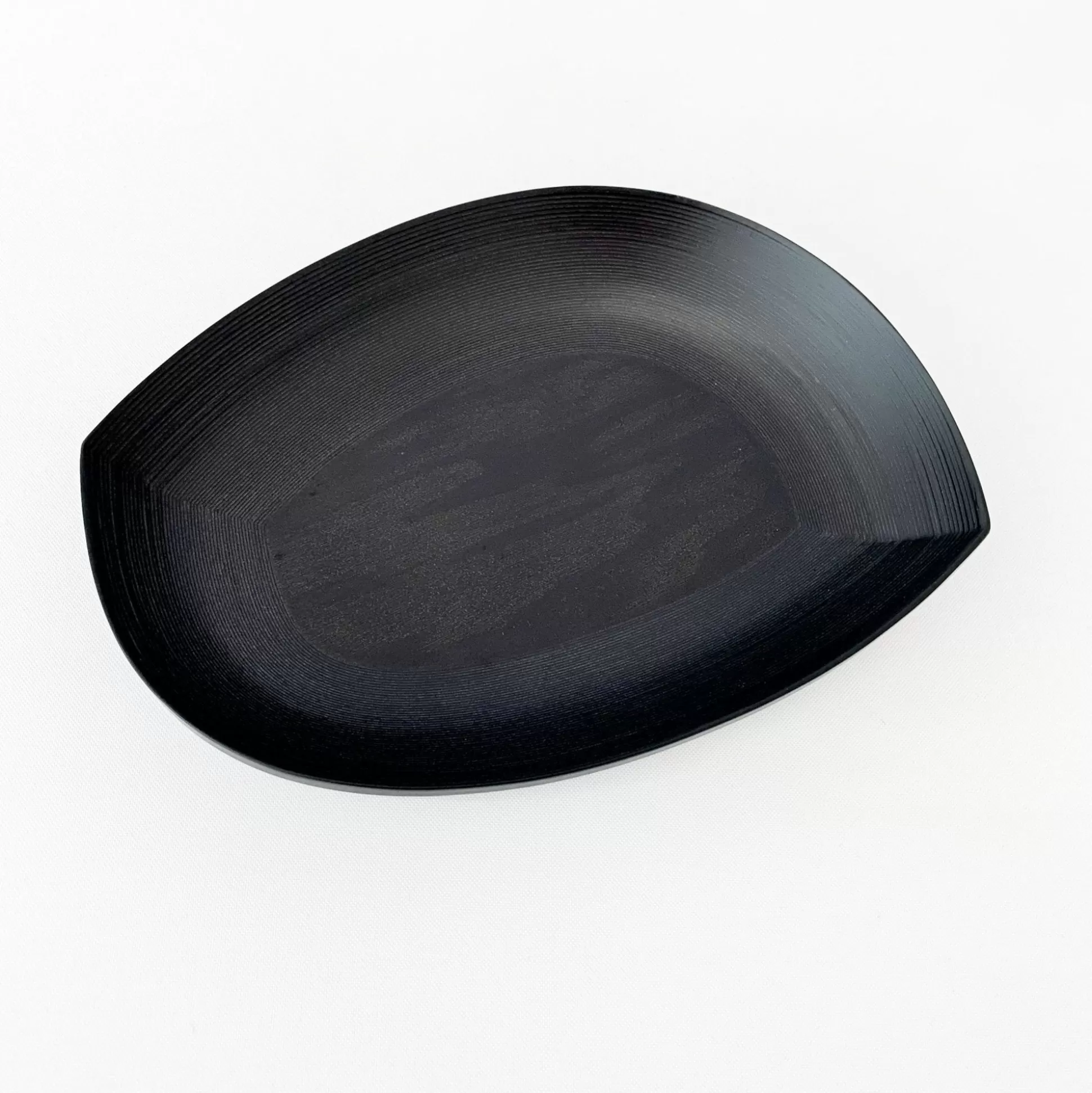 Flash Sale No Waste Bunaco Leaf Shaped Plate - Black Serving