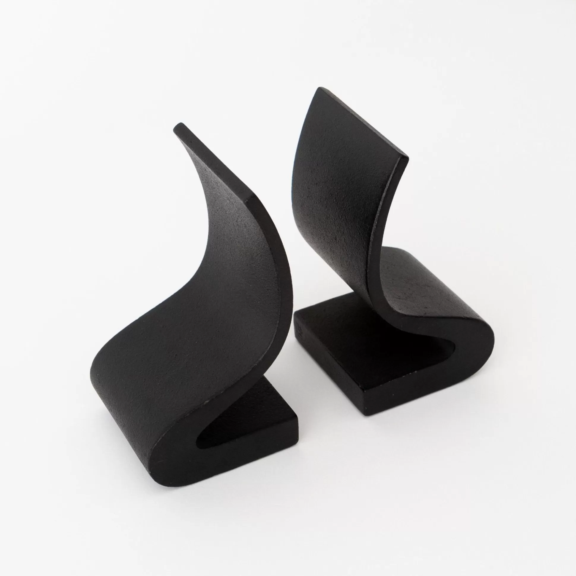 Online Ogasawara Wave Cast Iron Bookends Office