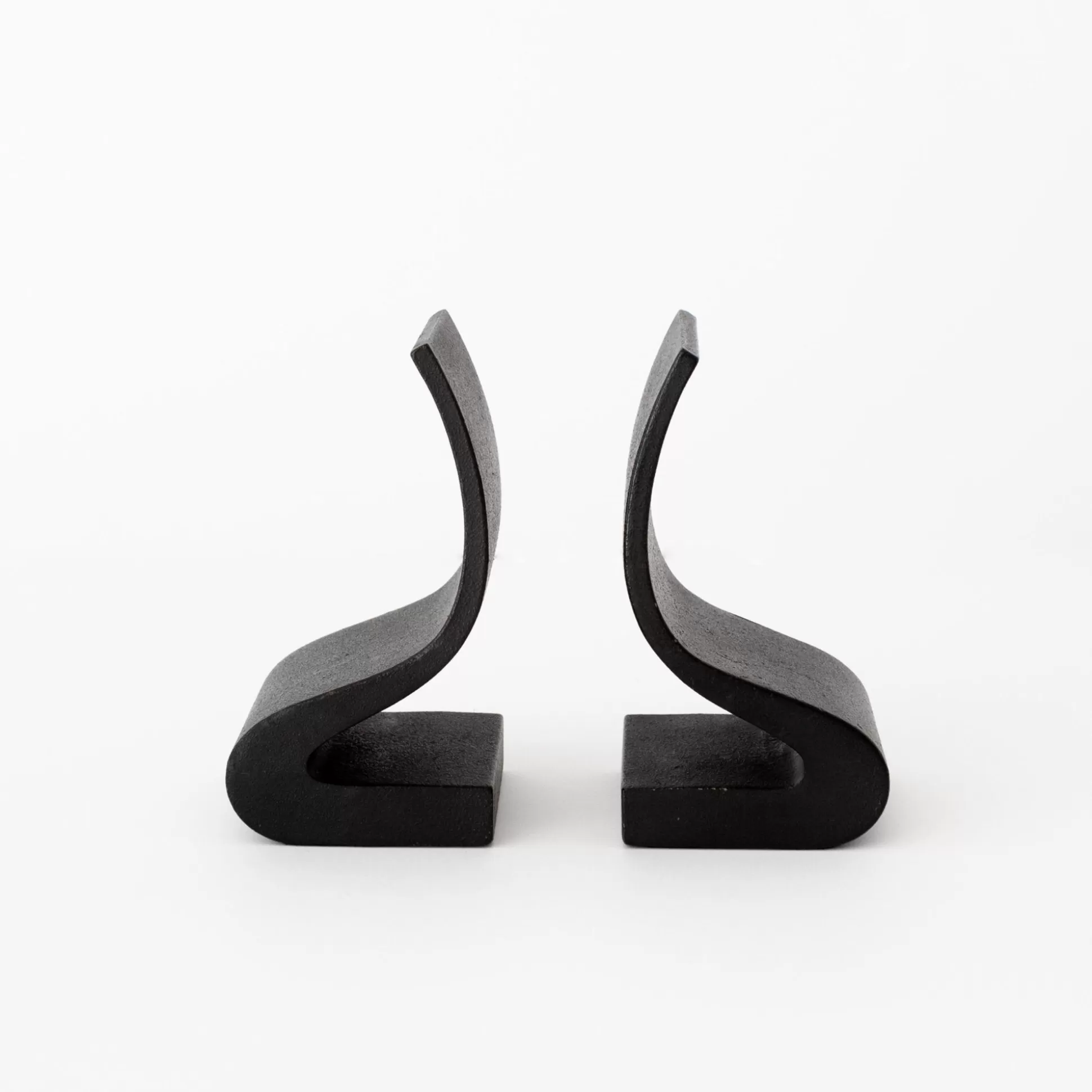 Online Ogasawara Wave Cast Iron Bookends Office