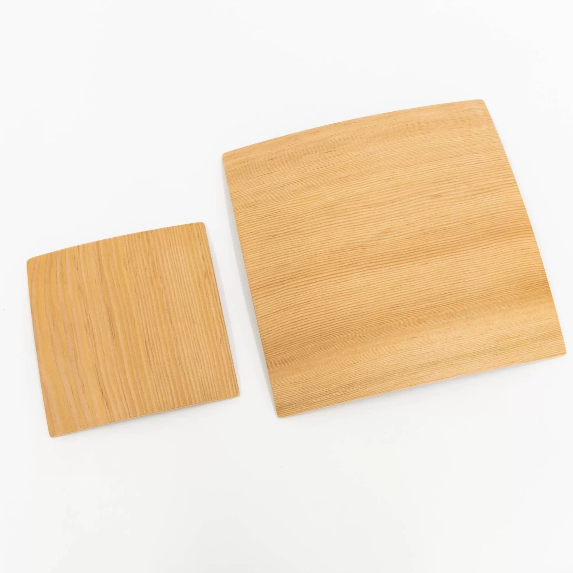 Store Orange Pine Natural Plywood Square Dish Serving