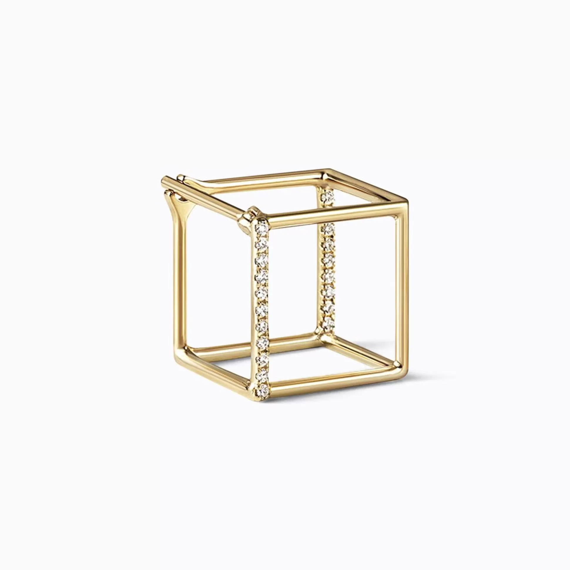 Fashion Shihara Diamond Square Earring 10 (01) Jewelry