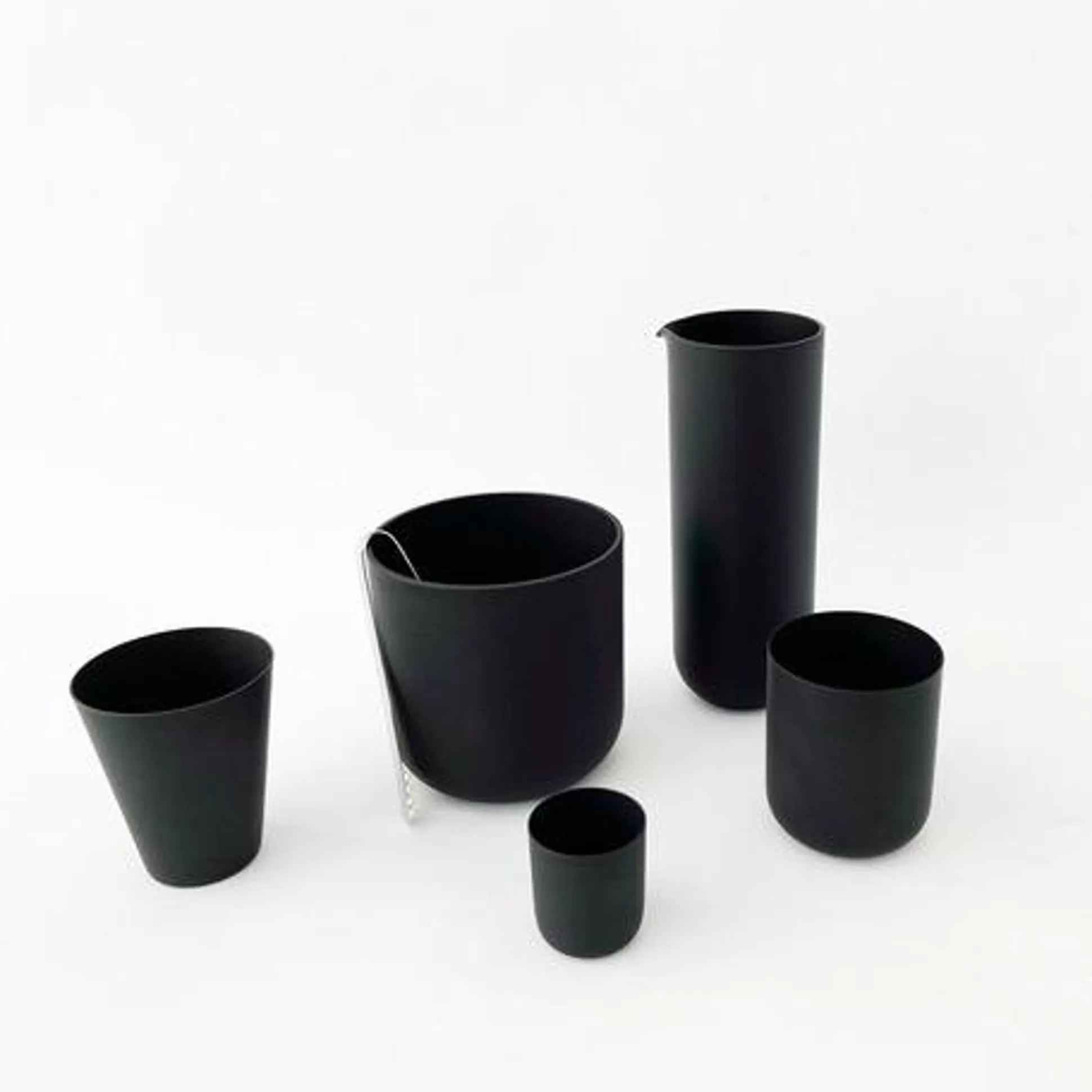 Cheap Sugahara Matte Black Sake Glass Sake Drinkware