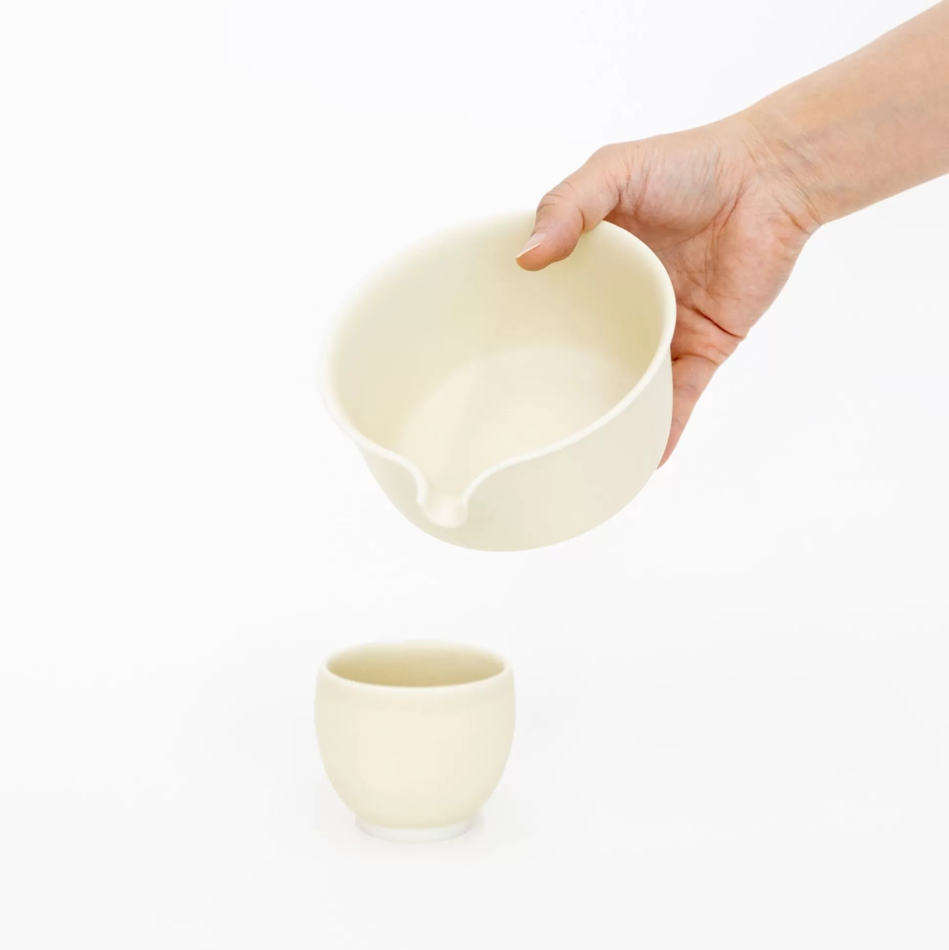 New Susumu Matcha Bowl And Cup Drinking