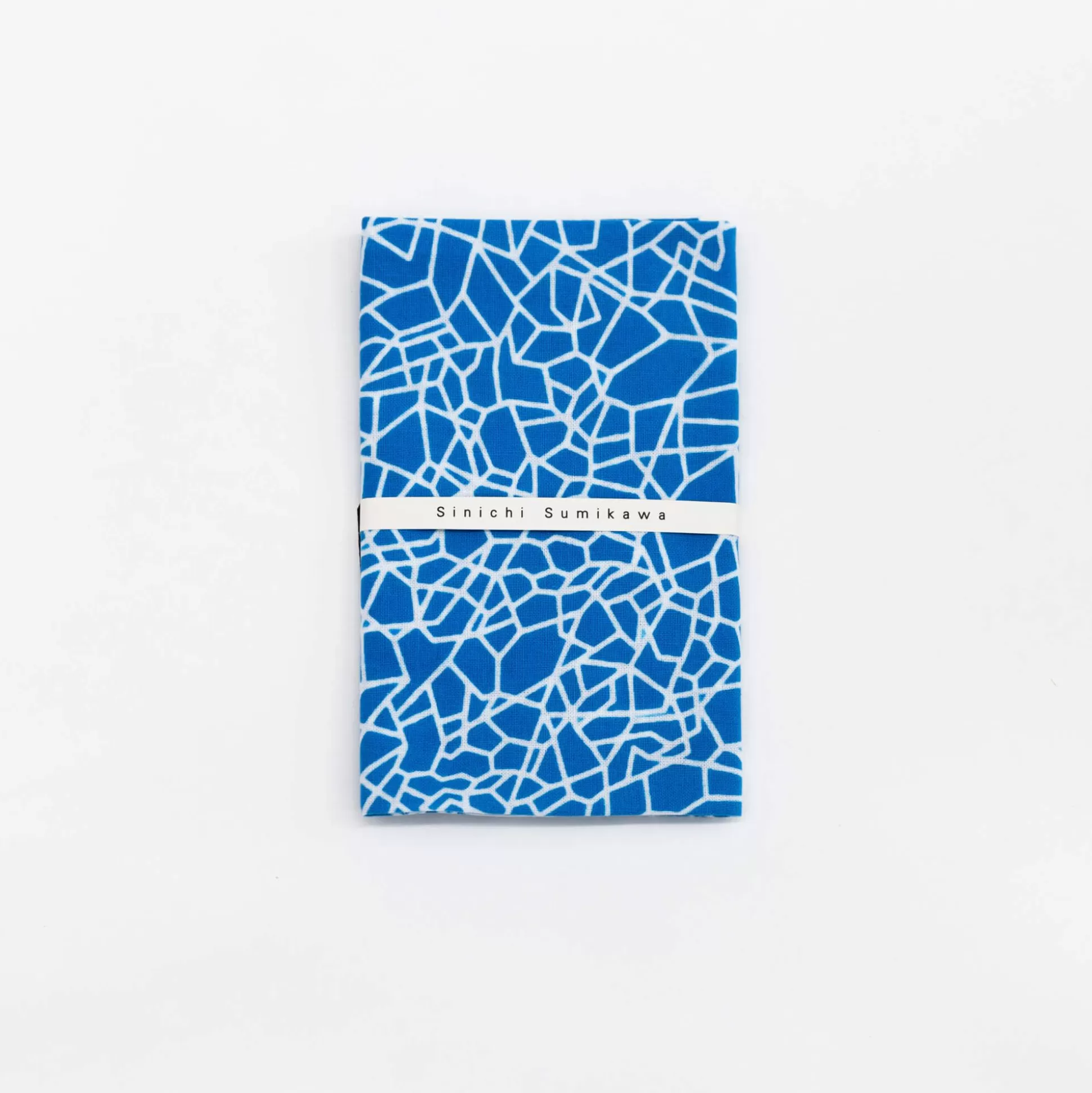 Online Tenugui - Geometric Pool Blue & White Contemporary