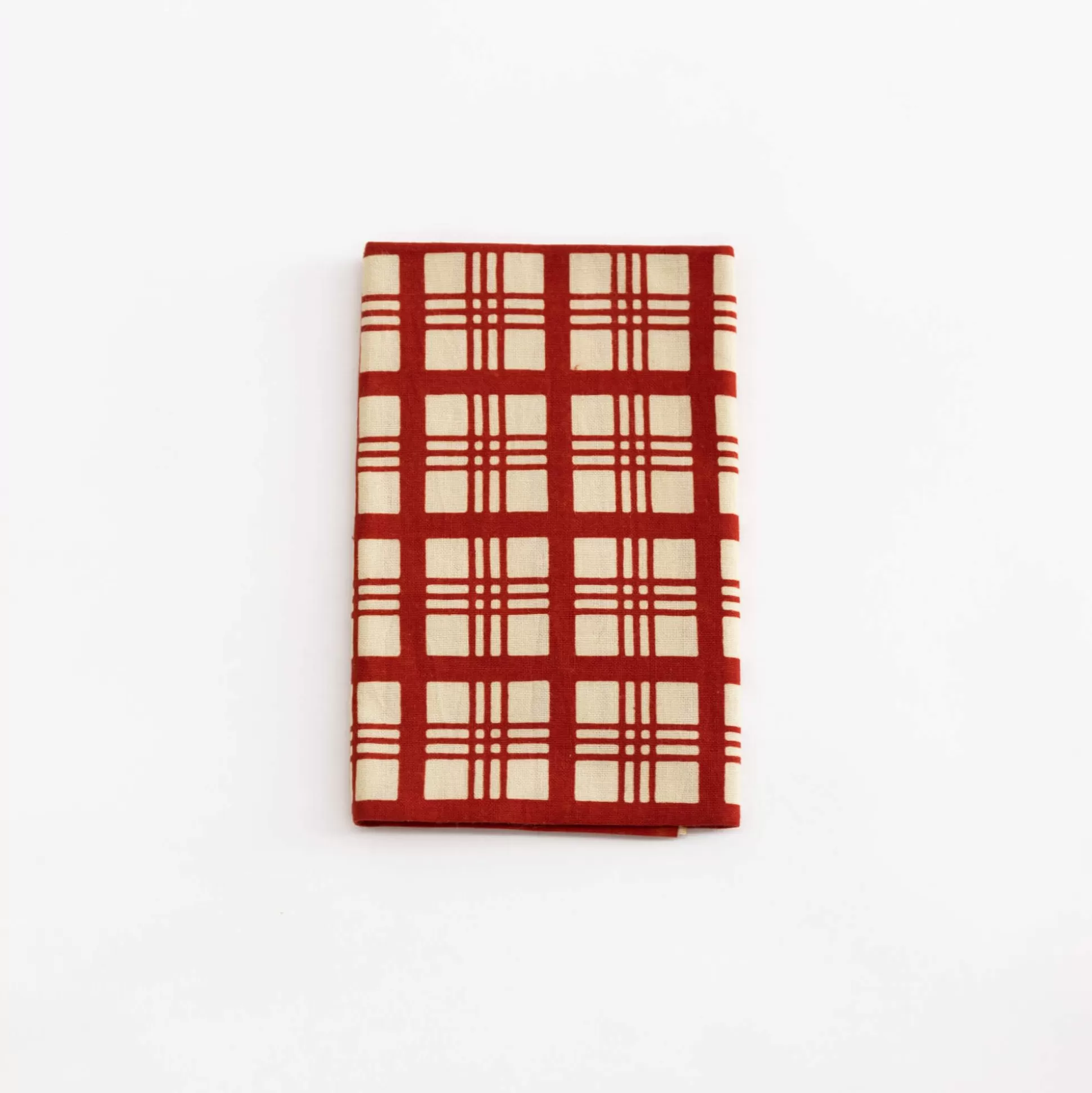 Best Tenugui - Red Masu Lattice Contemporary