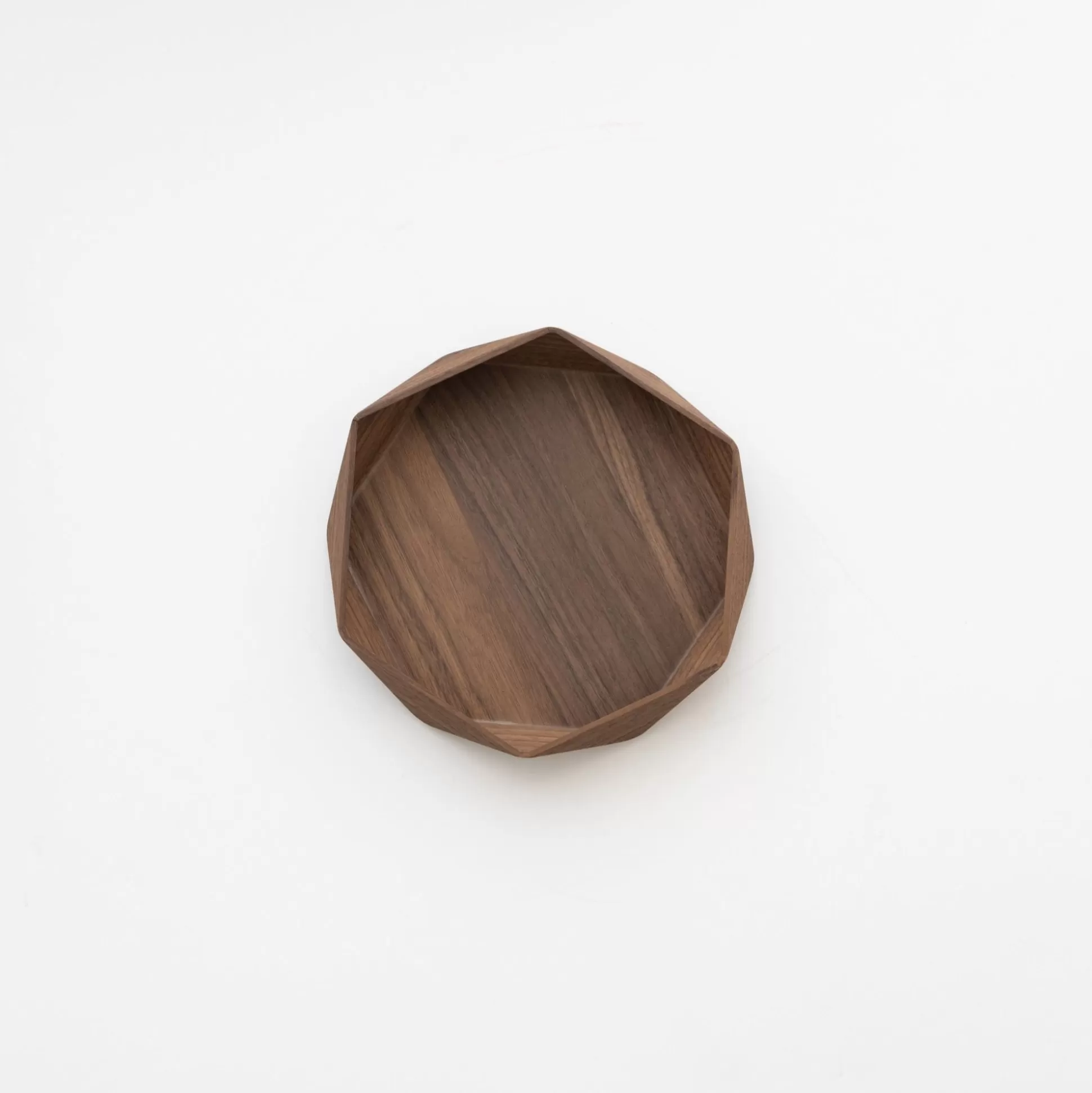 Clearance Walnut Hexagon Tray [Ts768] Home Decor