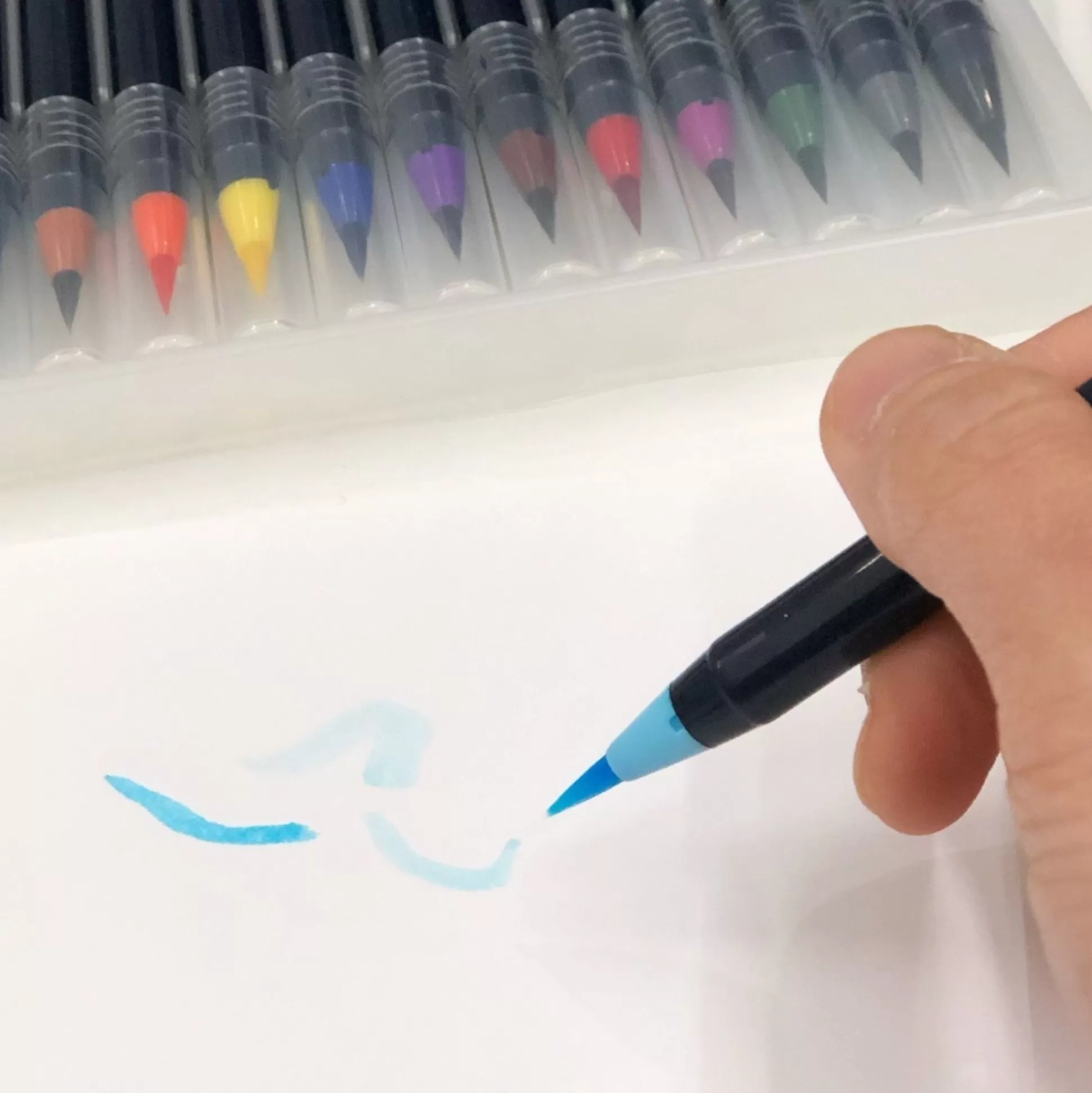 Fashion Watercolor Brush Pen - 20 Colors Office